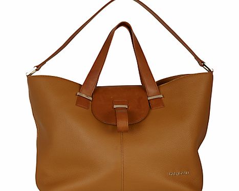 BabyBeau Ellie Leather Changing Bag, Brown