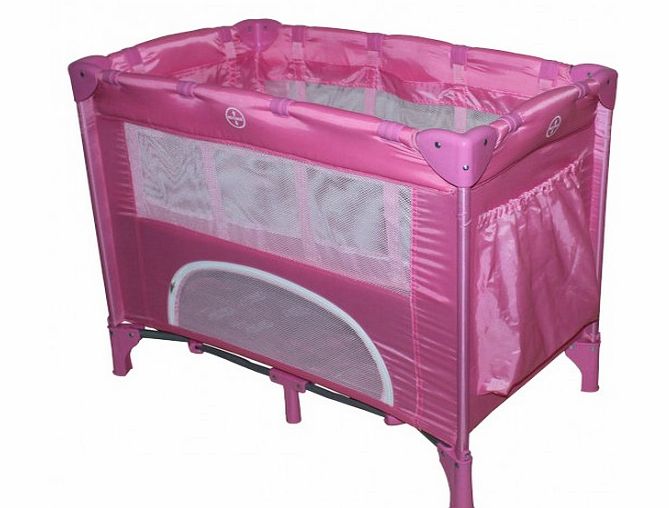 Travel Cot-Pink