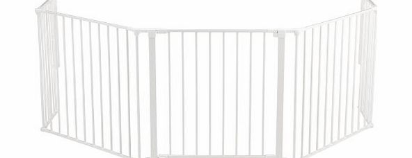BabyDan Hearth Gate/ Configure (Extra Large, White)