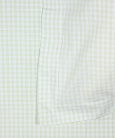 Green Gingham Junior / Cot Pillow & Duvet Cover