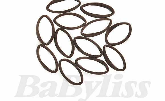 Brown Soft Grip All Day Hold Hair Bands