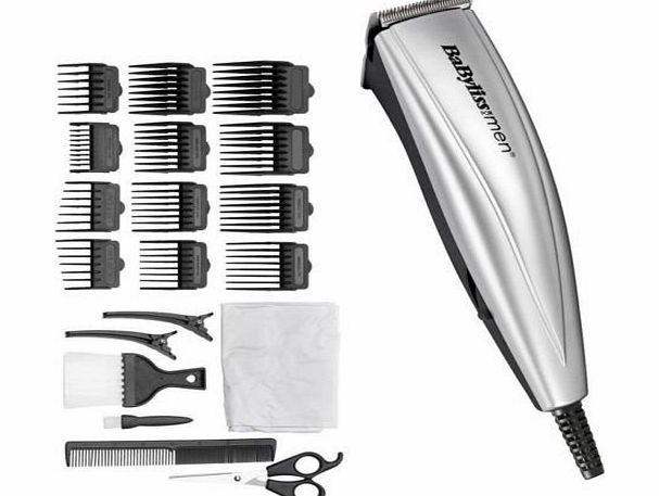 BaByliss HIGH QUALITY BABYLISS MENS HAIR CLIPPER TRIMMER MAINS OPERATED KIT