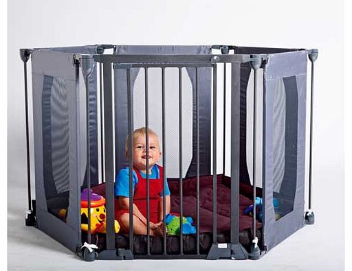 Fabric and Metal Playpen
