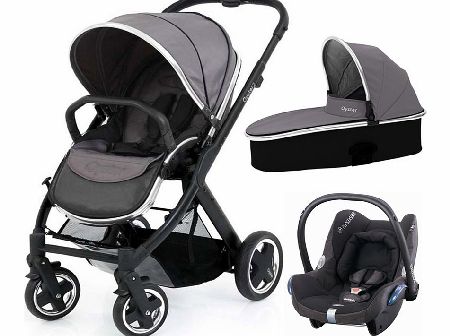 BabyStyle Oyster 2 Black/Slate Cabriofix Set 2