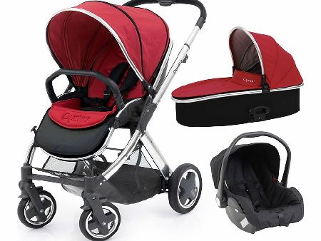 BabyStyle Oyster 2 Mirror/Tomato Oyster Car Seat