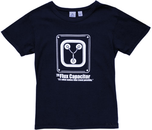 Flux Capacitor Ladies T Shirt
