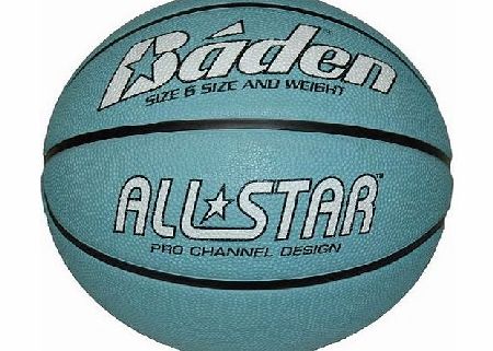 Baden Unisex All Star Basketball - Blue/White, Size 6