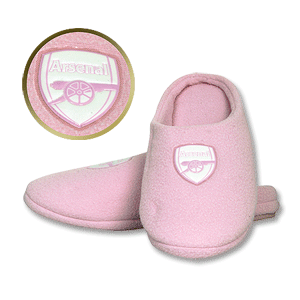 Bafiz Arsenal FC Mule Slippers - Girls - Pink