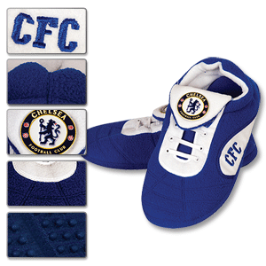 Chelsea Football Boot Slippers Mens - Royal/White