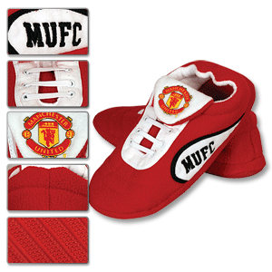 Man Utd Football Boot Slippers - Red (Bafiz)