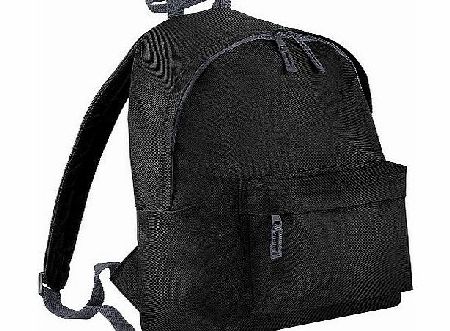 BagBase  Fashion Backpack / Rucksack (18 Litres) (One Size) (Black)