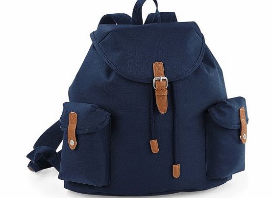 BagBase  Heritage Backpack / Rucksack Bag (12 Litres) (One Size) (French Navy)