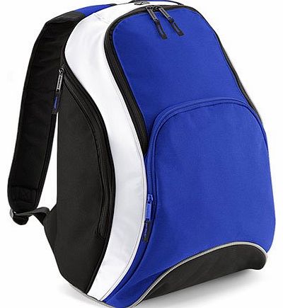 BagBase  Teamwear Backpack in Royal / black / white