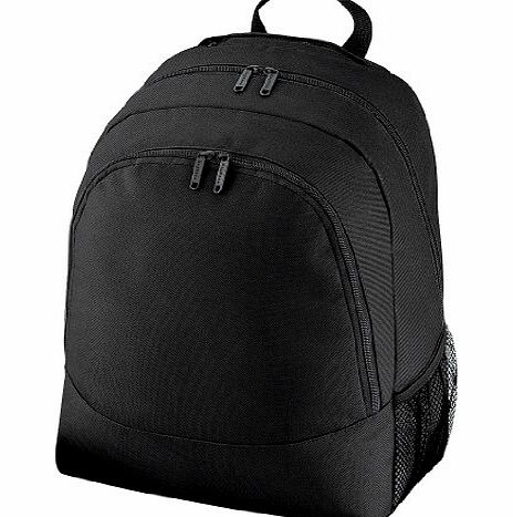 BagBase  Universal Multipurpose Backpack / Rucksack / Bag (18 Litres) (One Size) (Black)