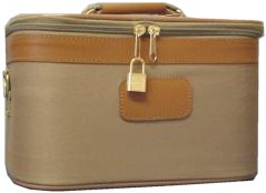 Bags Large Vanity Case Beige