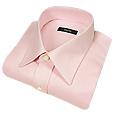 Pink Diagonal Lines Cotton Dress Shirt