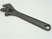 BAHCO 8073P Adj Wrench With Rev Jaw 12In