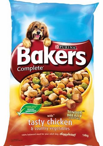 Bakers Complete with Tasty Chicken and Country Vegetables 14 kg