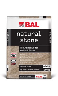 bal Natural Stone Adhesive White 20KG