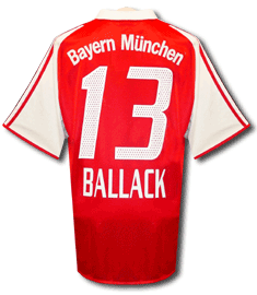 Ballack Adidas Bayern Munich home (Ballack 13) 04/05