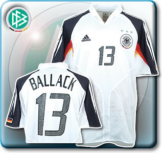 Ballack Adidas Germany home (Ballack 13) 04/05