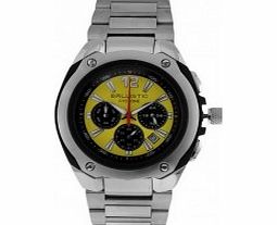 Ballistic Mens Cyclone Chronograph Silver Yellow