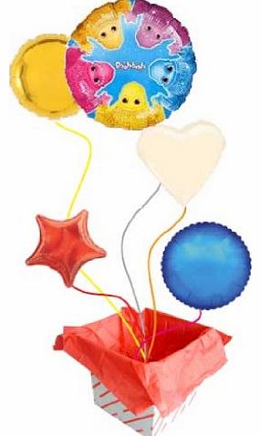 BalloonDevil Boohbah 18 Inch Foil Balloon (Inflated) Balloon in a Box - 5 Balloons