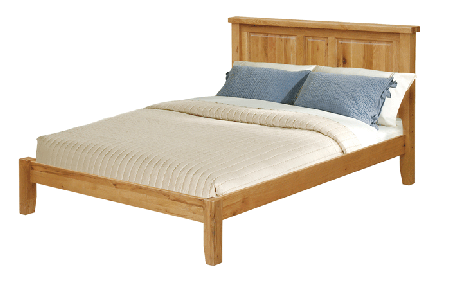 Solid Oak 46 Bed - Low End (4ft
