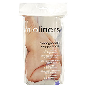 Bambino Mio Mioliners Biodegradable Nappy Liners, 2 Packs