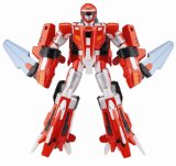 Bandai Power Rangers Operation Overdrive - 12.5cm Operation Overdrive Battlized Figure - Red Turbo
