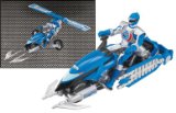 Bandai Power Rangers Operation Overdrive - Hovertek Cycle and Figure - Blue