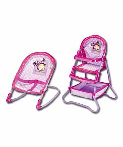 Bang On The Door Baby Bouncer and High Chair