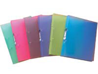 Bantex Snap A4 purple two ring binder made from