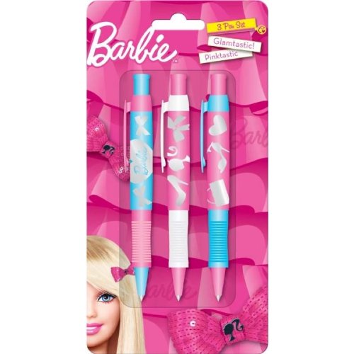 Barbie 3 pen set