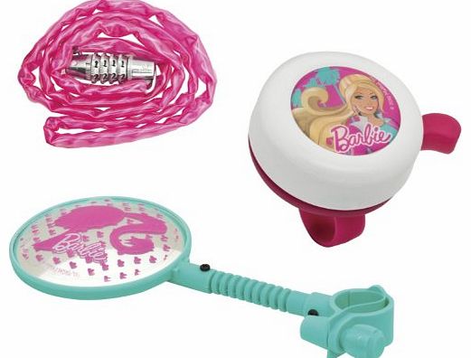 Barbie accessories Mattell Barbie Bike Accessory Deluxe Starter Combo Kit with Bell, Mirror & Lock