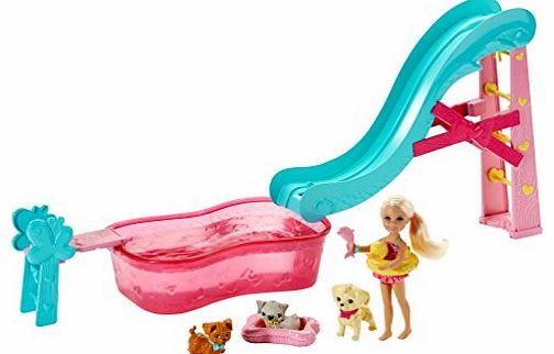 Barbie Chelsea Flipping Pup Pool Set
