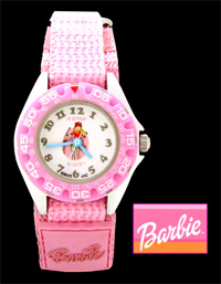 Barbie Childrens Learning Analogue Watch (Pink)