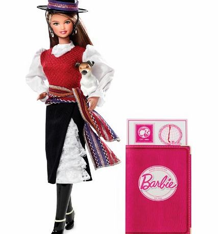 Barbie Dolls of the World W3494 Chile Doll - Pink Label Collection