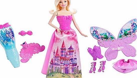 Barbie Fairytale Doll and Dress-up Set