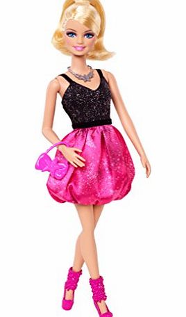 Barbie Fashionistas Party Glam Doll Barbie Black/Pink Dress