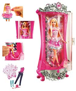 Glitterizer Wardrobe and Barbie Doll