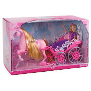 Barbie Horse And Carriage