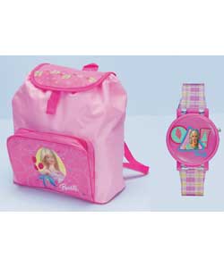Barbie LCD Watch and Rucksack
