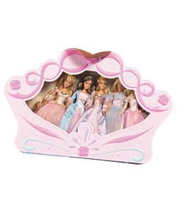 Barbie Mini Princess Tiara Case and Clara Doll