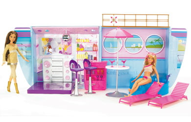barbie Party Jet and Yacht Playset
