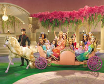 Barbie Princess Horse & Carriage