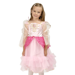 Barbie Princess Outfit- Pink- 3-5 Years