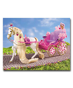 Barbie Rapunzel Horse & Carriage