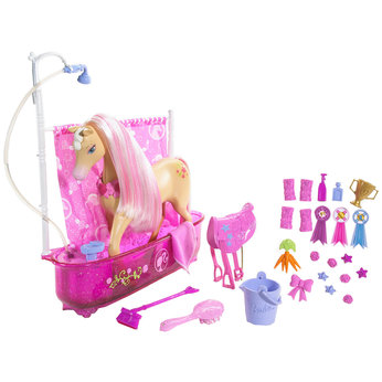 Barbie Shower and Show Horse with Doll