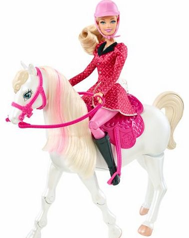 Barbie Train and Ride Horse and Doll
